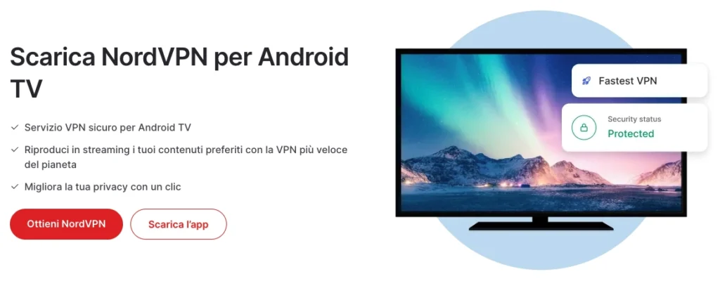 NordVPN per AndroidTV