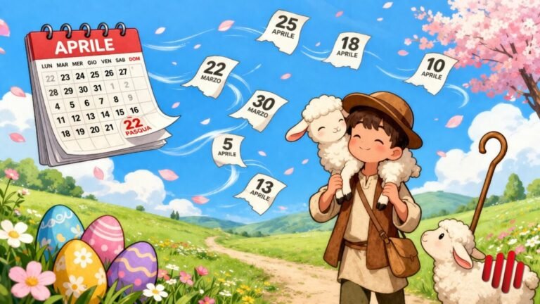 Perché la Pasqua cambia data (e Natale no): la spiegazione semplice 1 Determinare data Pasqua