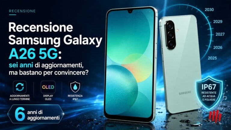 Recensione Samsung Galaxy A26 5G