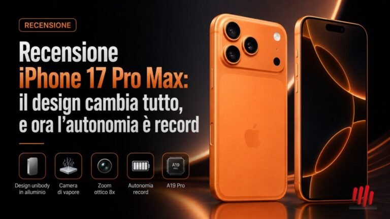 Recensione iPhone 17 Pro Max 1 Recensione iPhone 17 Pro Max