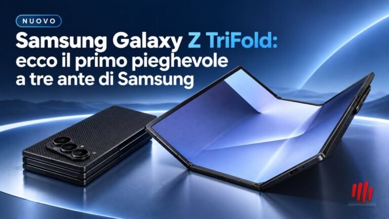 Samsung Galaxy Z TriFold: ecco il primo pieghevole a tre ante di Samsung 1 Samsung Galaxy Z TriFold: ecco il primo pieghevole a tre ante di Samsung