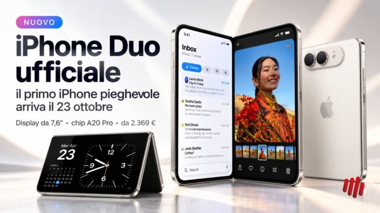 iPhone Duo ufficiale: il primo iPhone pieghevole arriva il 23 ottobre 1 iPhone Duo ufficiale: il primo iPhone pieghevole arriva il 23 ottobre